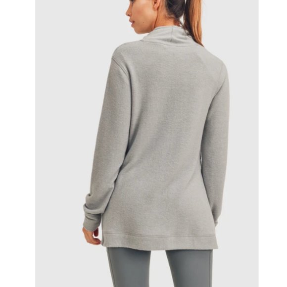 NWOT Mono B Fuzzy Cowl Neck Pullover Never Worn - Picture 10 of 11